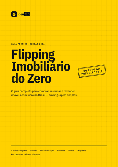 Capa do guia Flipping Imobiliário do Zero